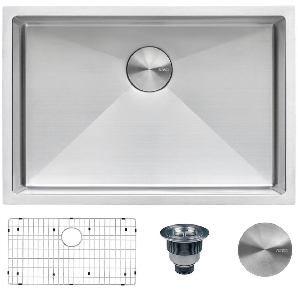 Ruvati Drain Cover for Kitchen Sink and Garbage Disposal, Brushed Stainless  Steel